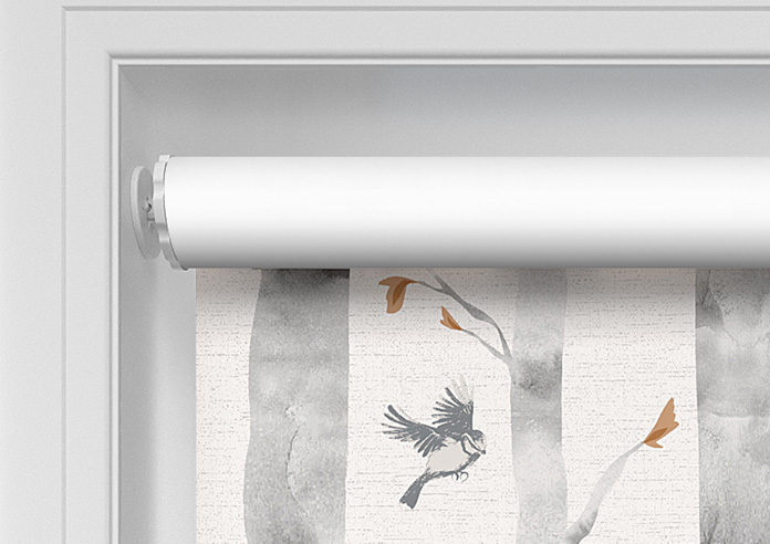 Watercolour Woods, Orange - Twist&Fit Roller Blind - Image 10